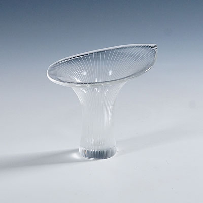 Kantarelli Art Glass Vase by Tapio Wirkkala for Iittala 1955.