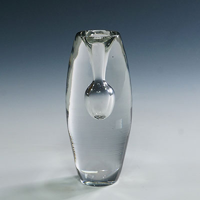 Vintage Art Glass Vase 'Tokio' by Tapio Wirkkala for Iittala 1950s.