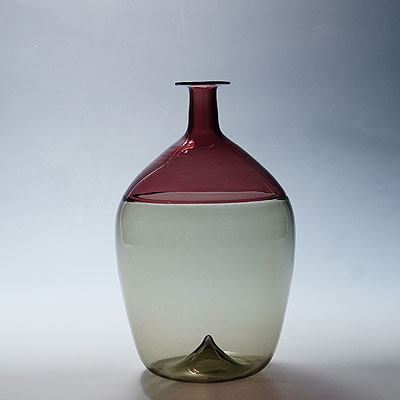 Art Glass Vase 'Bolle' by Tapio Wirkkala for Venini, Murano 1966.