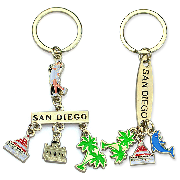 Wholesale Manufacturer Custom Enamel Key Chain New Keychain 2024