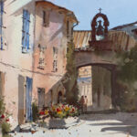 How to paint a Provence street scene