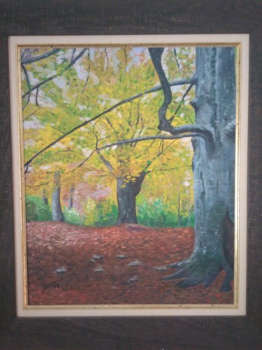 Malerei mit dem Titel "Arbol" von Jaibue77, Original-Kunstwerk, Öl