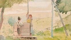 Winslow Homer's <i>Boy and Girl at a Well</i> (1879) recently sold at auction for $113,400, including fees. 