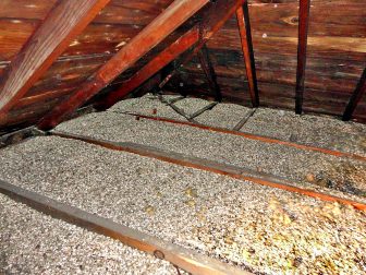 Asbestos Batt Insulation image.