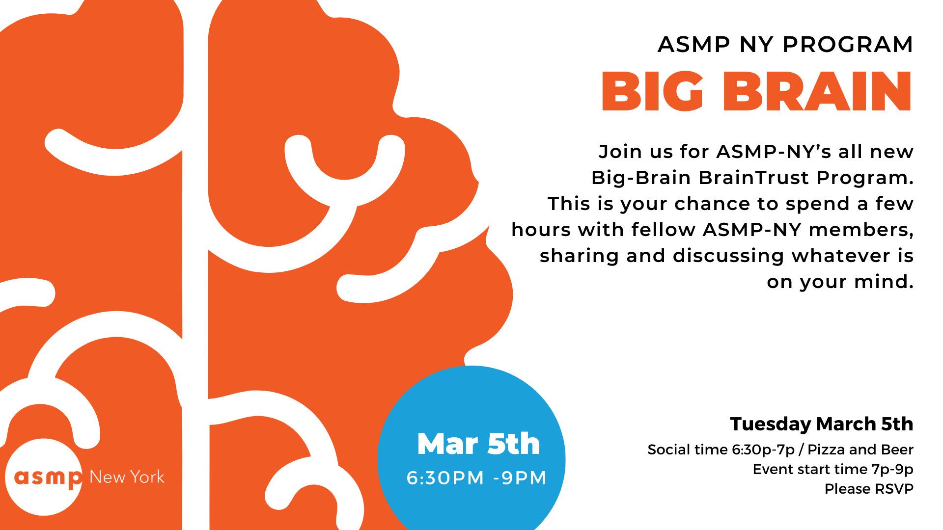 ASMPNY's Big-Brain BrainTrust Meeting - ASMP New York