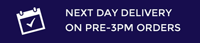 Next day delivery on pre-3pm orders.