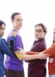 Johnny Galecki, Jim Parsons, Kaley Cuoco, Simon Helberg, Kunal Nayyar, Mayim Bialik and Melissa Rauch in THE BIG BANG THEORY - Season 12 | ©2019 CBS/Nino Muñoz