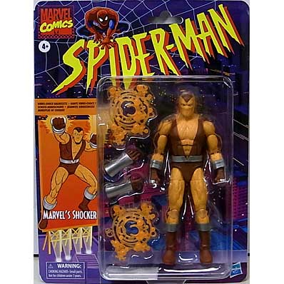 HASBRO MARVEL LEGENDS 2022 RETRO 6-INCH COLLECTION SPIDER-MAN MARVEL'S SHOCKER