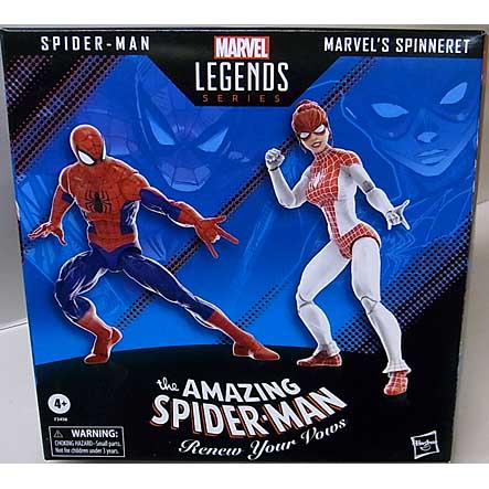 HASBRO MARVEL LEGENDS 2022 THE AMAZING SPIDER-MAN: RENEW YOUR VOWS SPIDER-MAN & MARVEL'S SPINNERET 2PACK