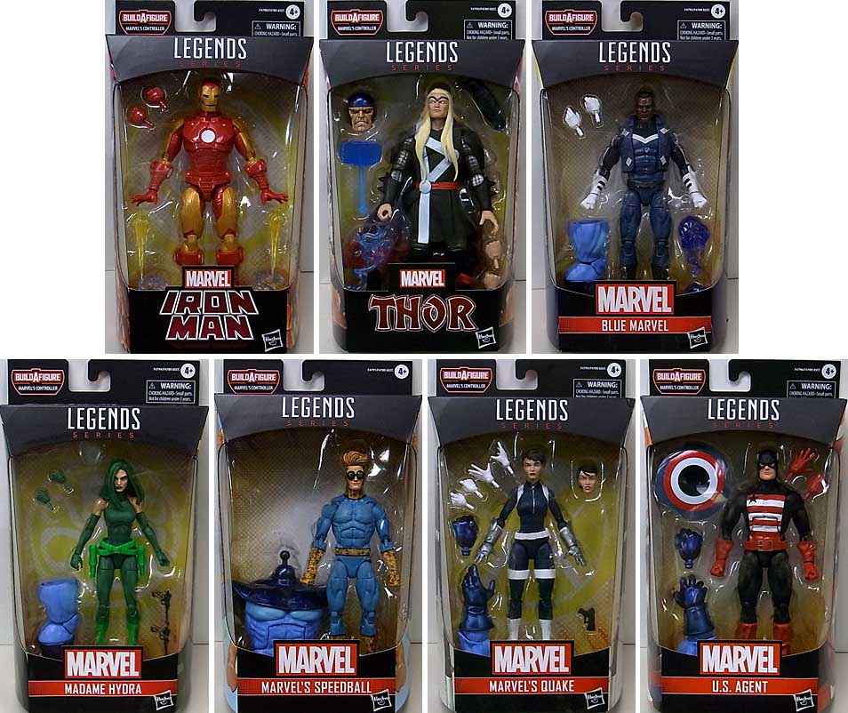 HASBRO MARVEL LEGENDS 2022 MARVEL'S CONTROLLER WAVE 7種セット