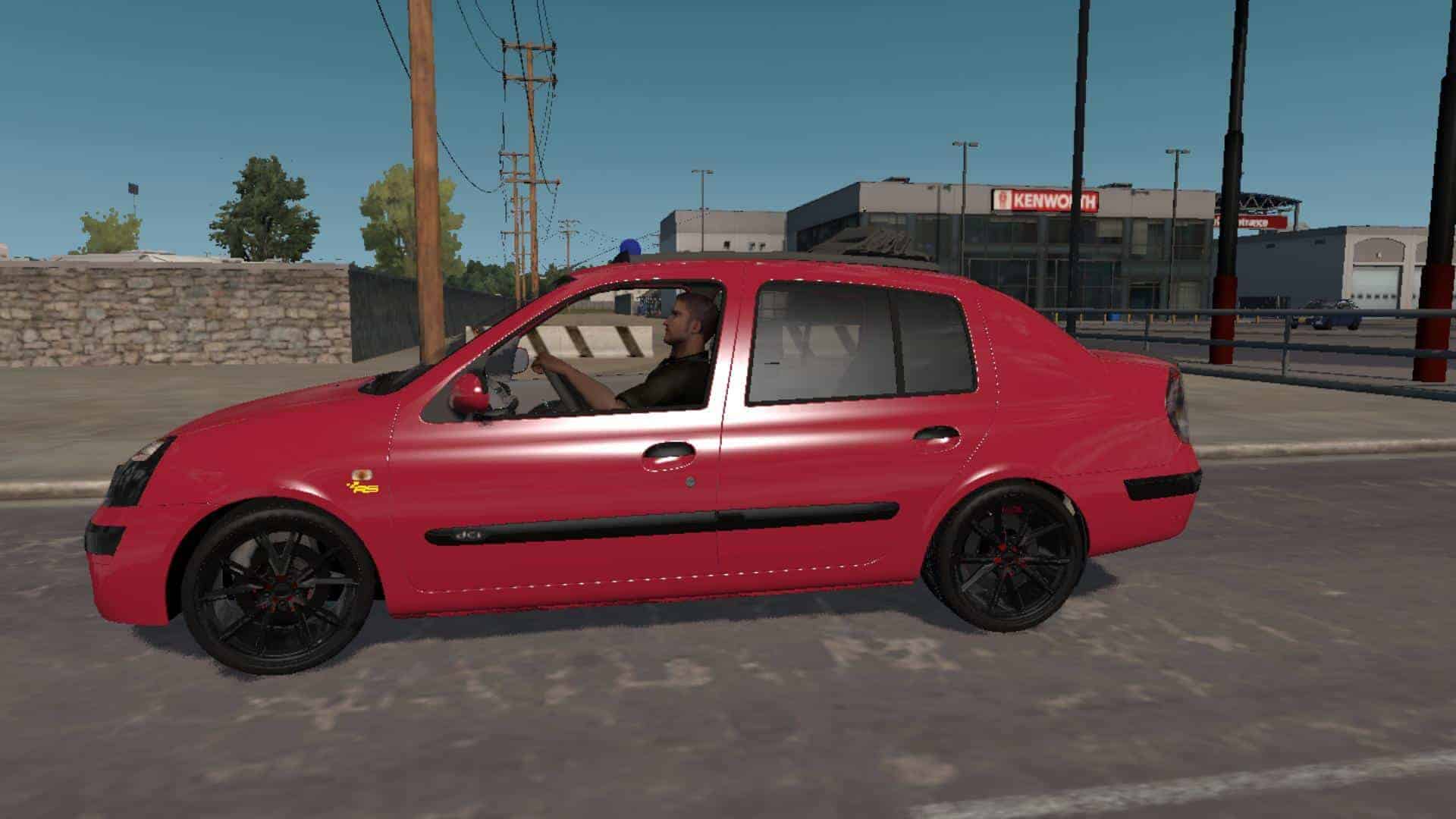 Renault Clio II Symbol v1.0 Car - ATS Mod | American Truck Simulator Mod