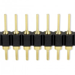 2.54mm Male Pin Header Pin Header 40 Pins 5mm Gold-Plated (Unit)