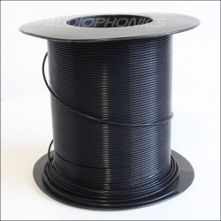 Gaine 100% PTFE Noir AWG14 Ø1mm