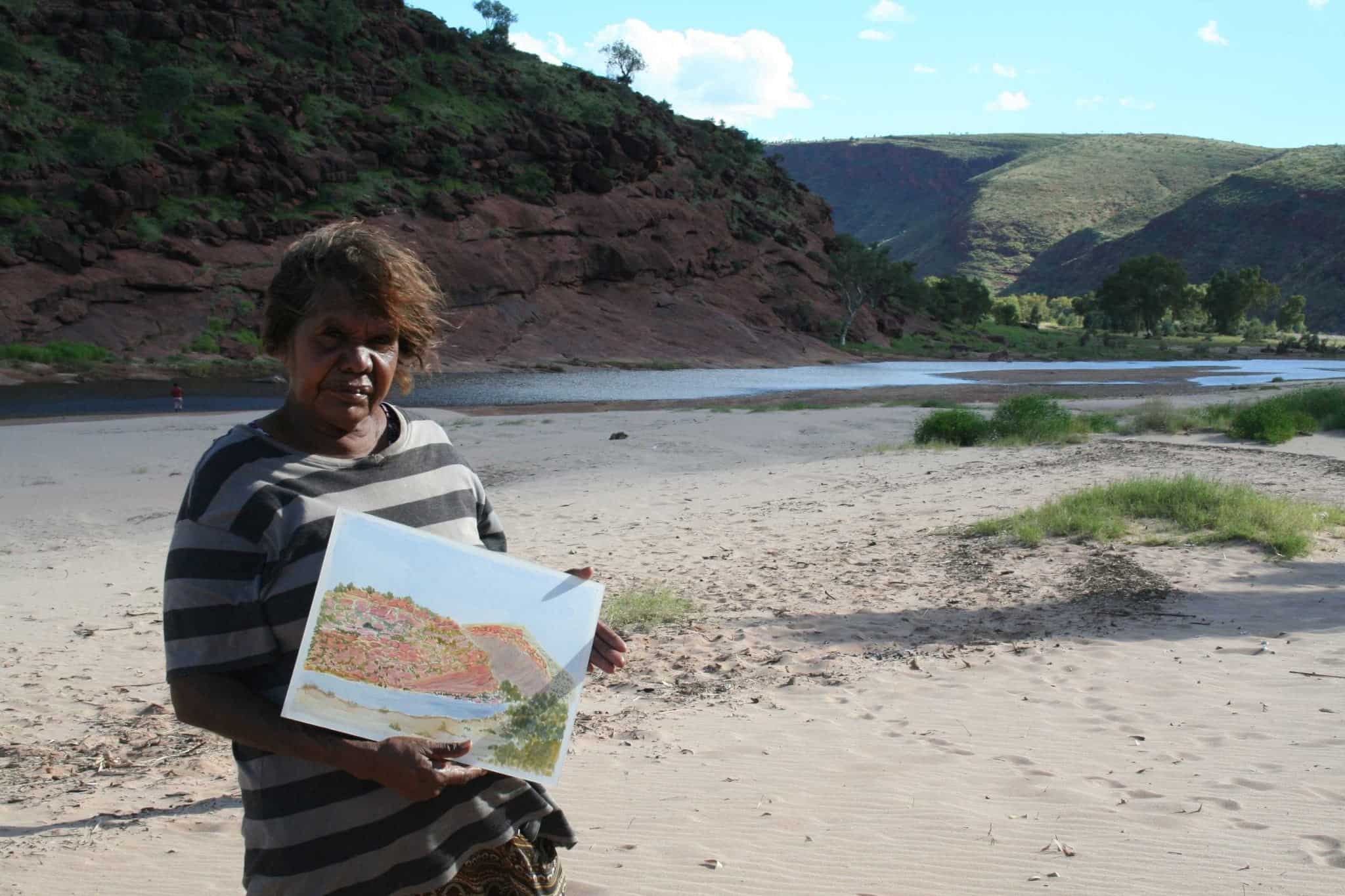 Lenie Namatjira Finke River