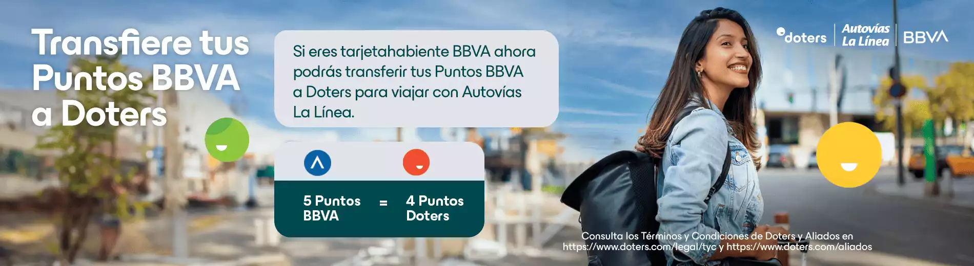 Transfiere Puntos BBVA a Doters