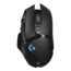 G502, LIGHTSPEED™, 2 RGB Zones, 16000-dpi, Wired/Wireless, Black, HERO Gaming Mouse