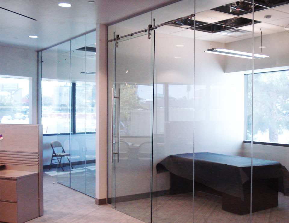 Natural Light With Modern Barn Doors With Glass