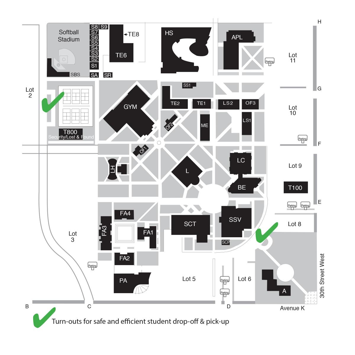 Lancaster University Campus Map