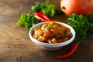 Photo of some mango chutney