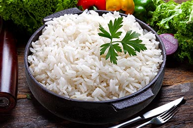 Photo of plain rice