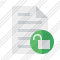 Document Unlock Icon