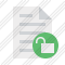 Document Unlock Icon