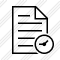 Document Clock Icon