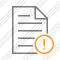 Document Warning Icon