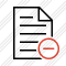 Document Remove Icon