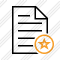 Document Star Icon