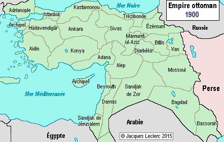 Empire ottoman - carte