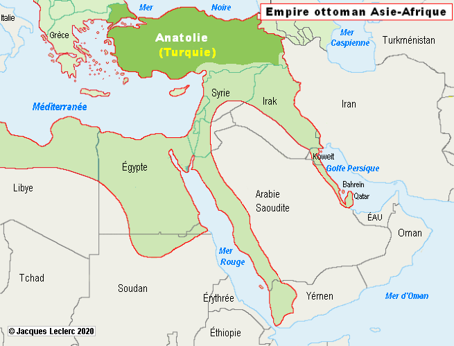 Empire ottoman - carte