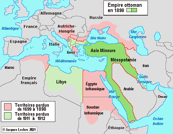 Empire ottoman - carte