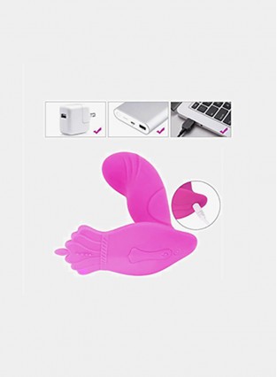 Vibrator Clitoris and G-Spot Stimulator Remote Control Vibrate MasturbationToys for Adult