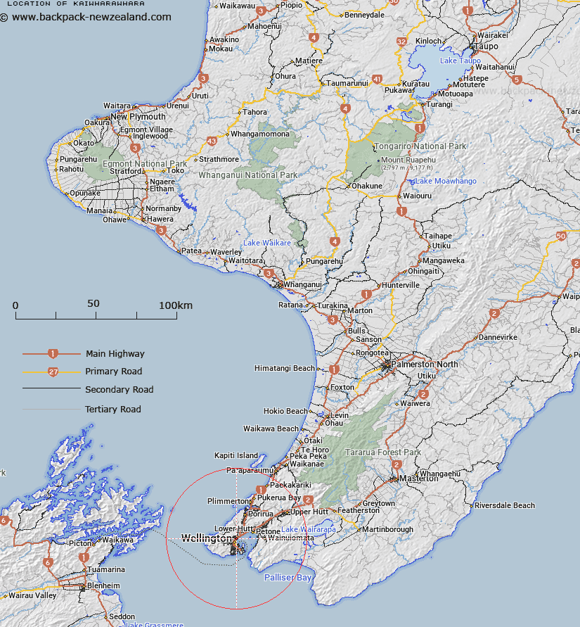 Where is Kaiwharawhara? Map - New Zealand Maps