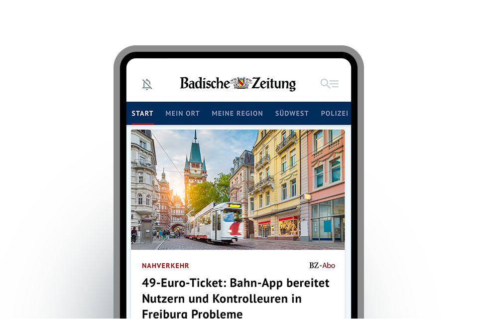 Screenshot BZ-Smart: Aktuelle Nachrichten