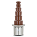 Sephra Fountains 44" Convertible Commercial Chocolate Fountain, Brushed Stainless