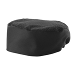 Winco CHPB-3BR 3-1/2"H, Poly Cotton Black Chef's Hat, Regular Size