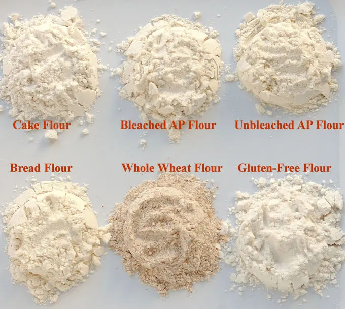 6 types of flour