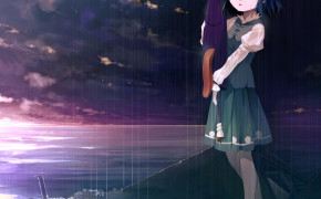 Anime Sad Girl Widescreen Wallpapers 106498