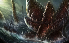 Kraken Dark High Definition Wallpaper 112339