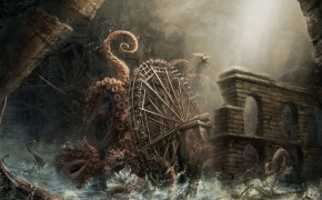 Kraken Dark Widescreen Wallpapers 112341