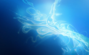 Teal Abstract Smoke Art Wallpaper 28504