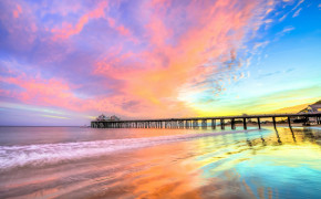 Santa Monica Beach Wallpaper 2048x1401 56319