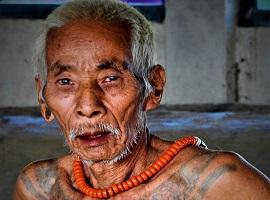 Konyak Headhunter, India