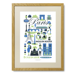 Paris - Limited Edition plakat - Ingela P. Arrhenius