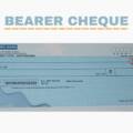 Bearer Cheque