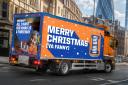 The Irn-Bru Christmas truck will visit Glasgow and Edinburgh