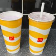 The Grimace Shake is purple and very strong in flavour but much thinner than other McDonald's milkshakes