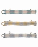 Country Club Recycled Cotton Draught Excluder with Hanging Loops - Assorted